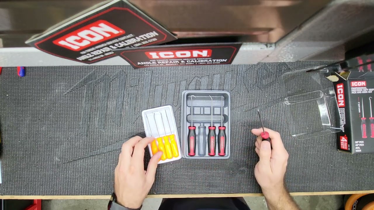 Harbor Freight Icon pick and hook set