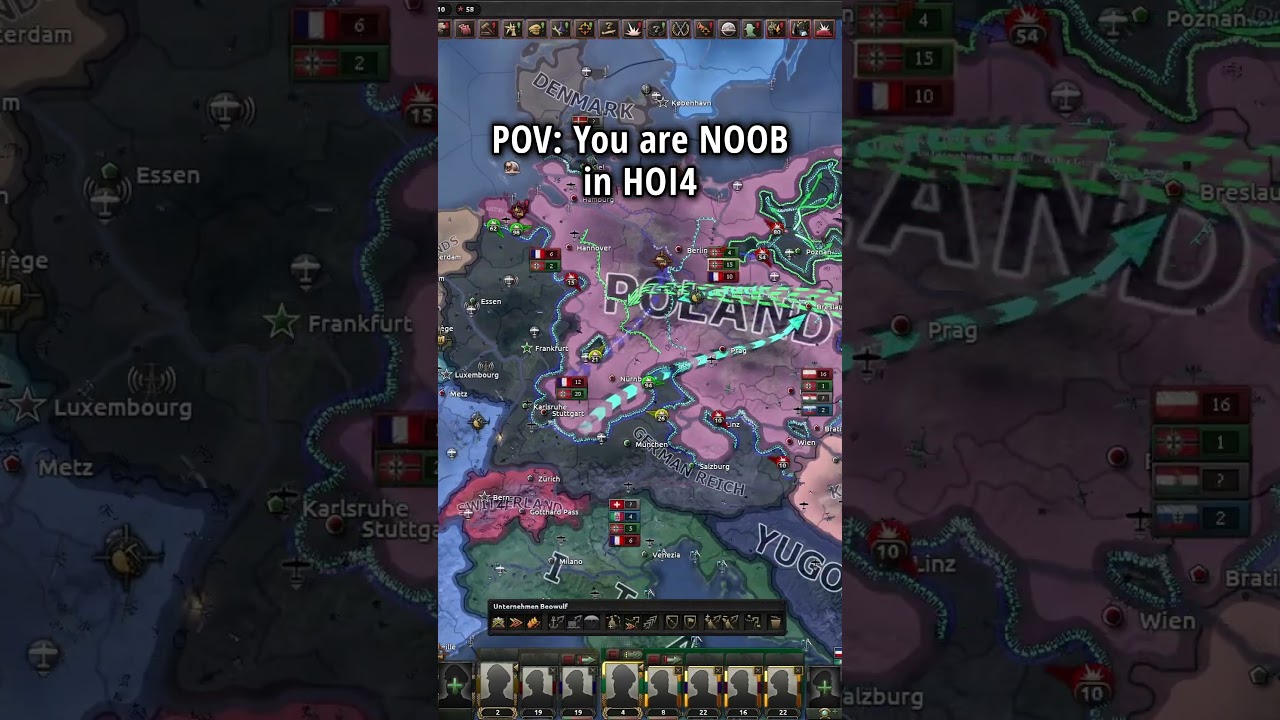 A NOOB playing HOI4 with Germany