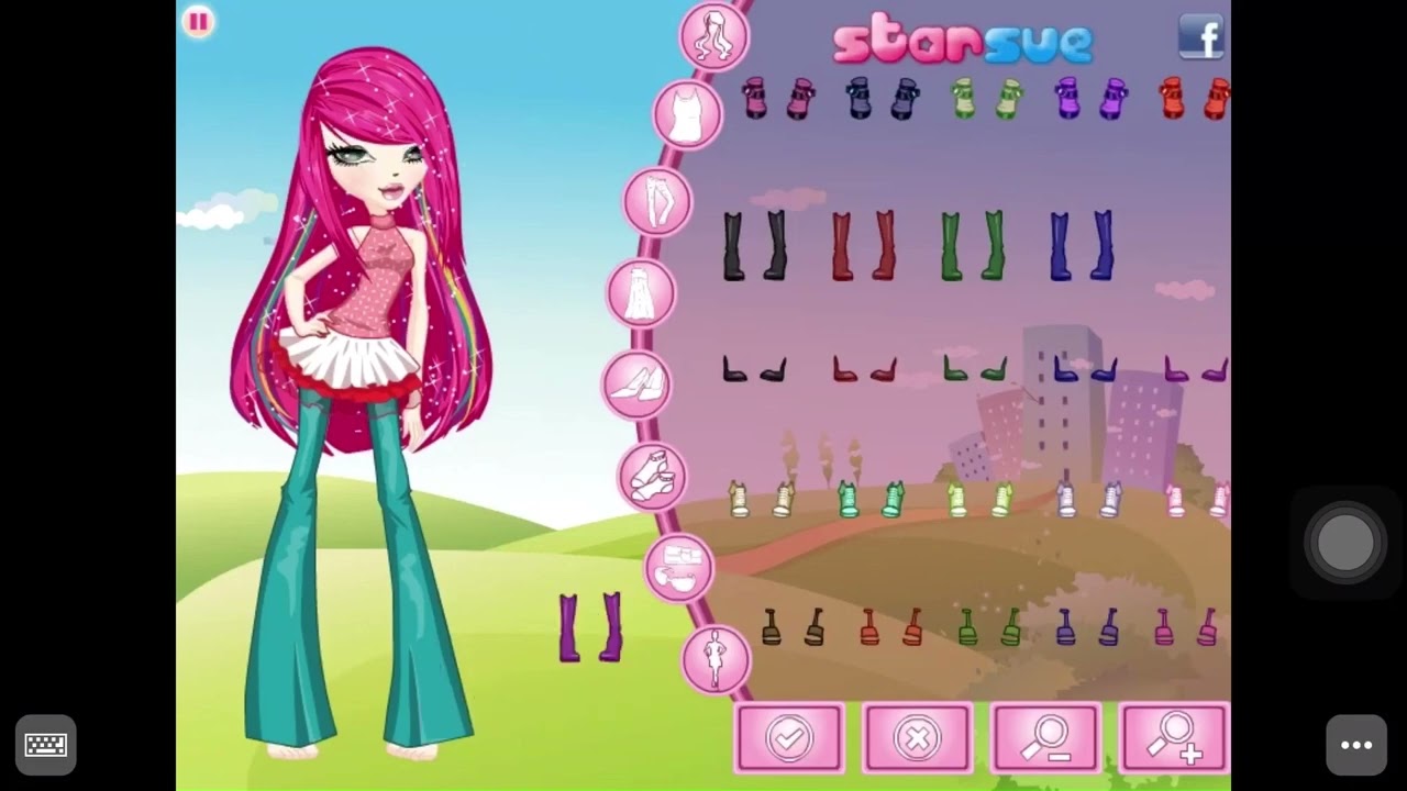 Bratz new style Jade dress up game