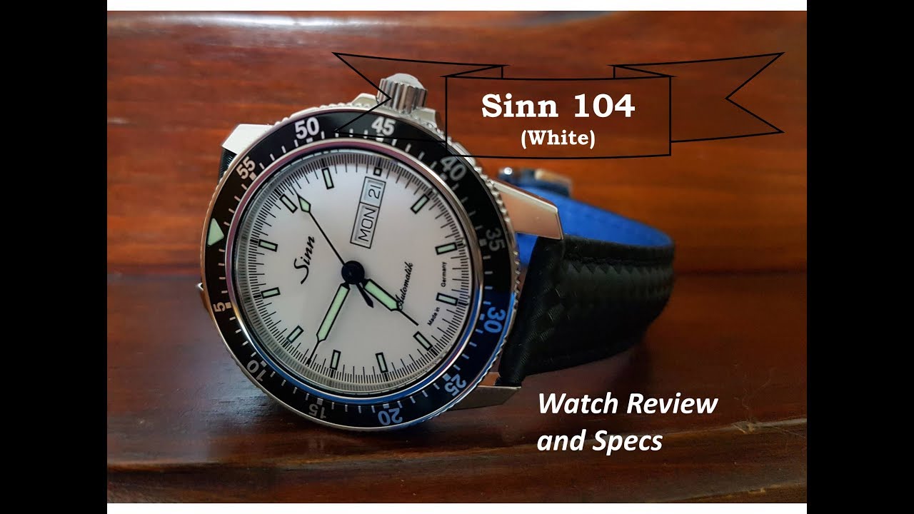 Sinn 104 (white dial) Review - Precision German Engineering