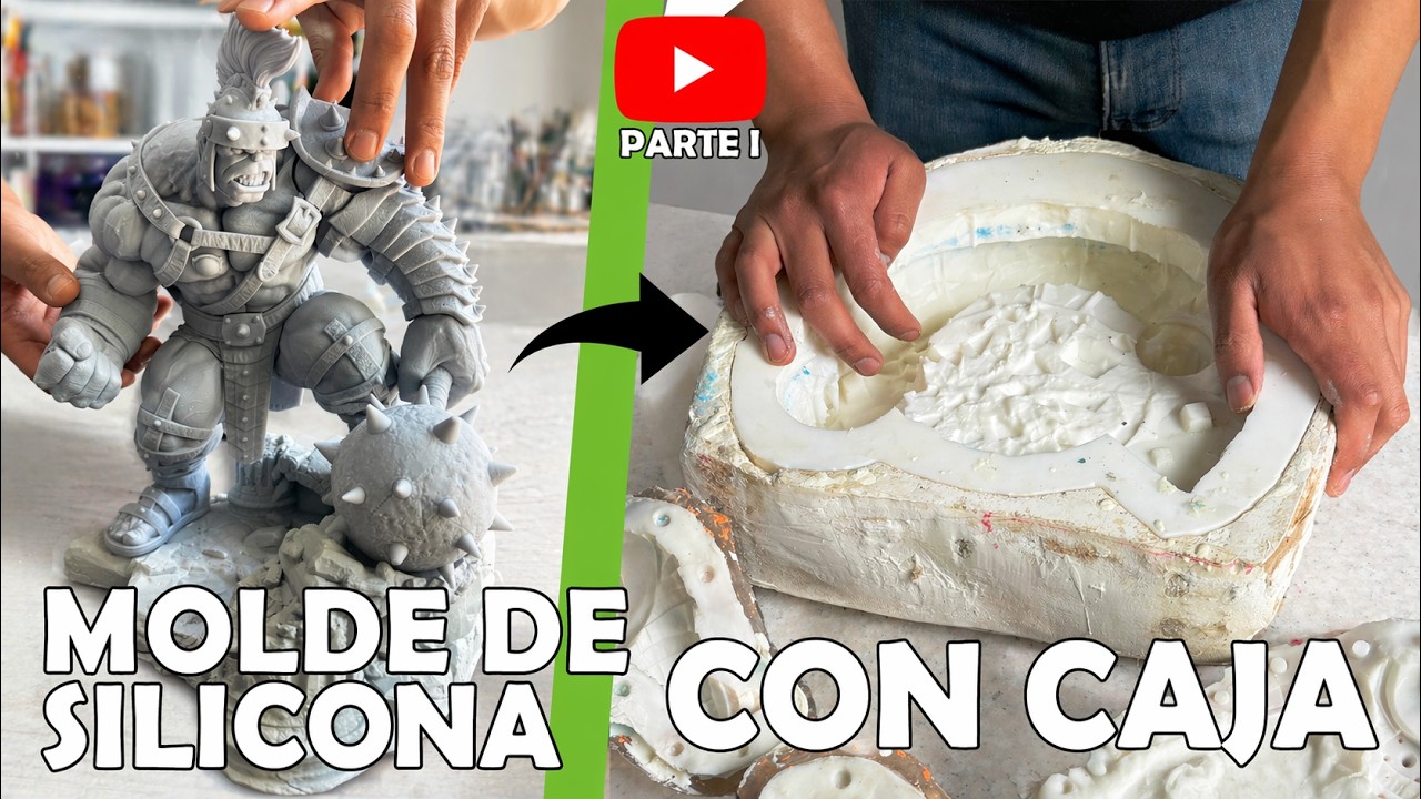 ✨CÓMO HACER MOLDES CON CAJA + FIGURAS DE ACCIÓN - SILICONA RTV (1/3)