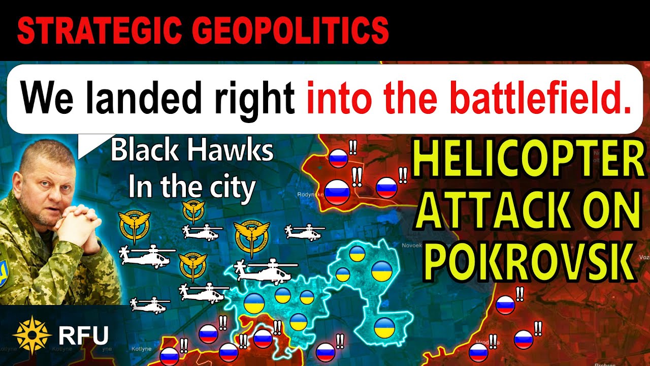Ukrainian special ops are storming the city on helicopters and clearing Russian positions