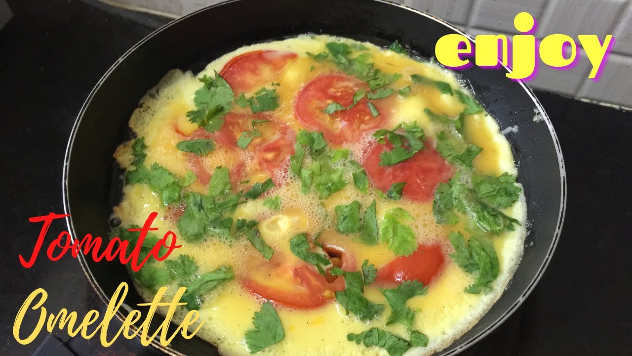 How to Make Tomato Omelette for Weight Loss Dieting, Edison's Healthy Cooking.