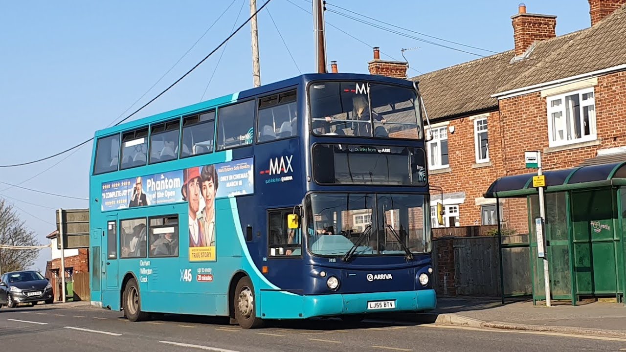 DUAL CARRIAGEWAY THRASH: Route X12 | LJ55BTV/7418 - Arriva North East: Volvo B7TL/Alexander ALX400