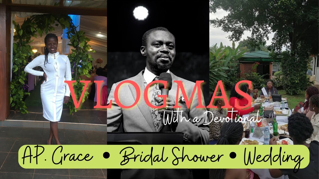 Vlogmas/Devotion/wedding /bridal shower and Pastors conference Jinja with Apostle Grace