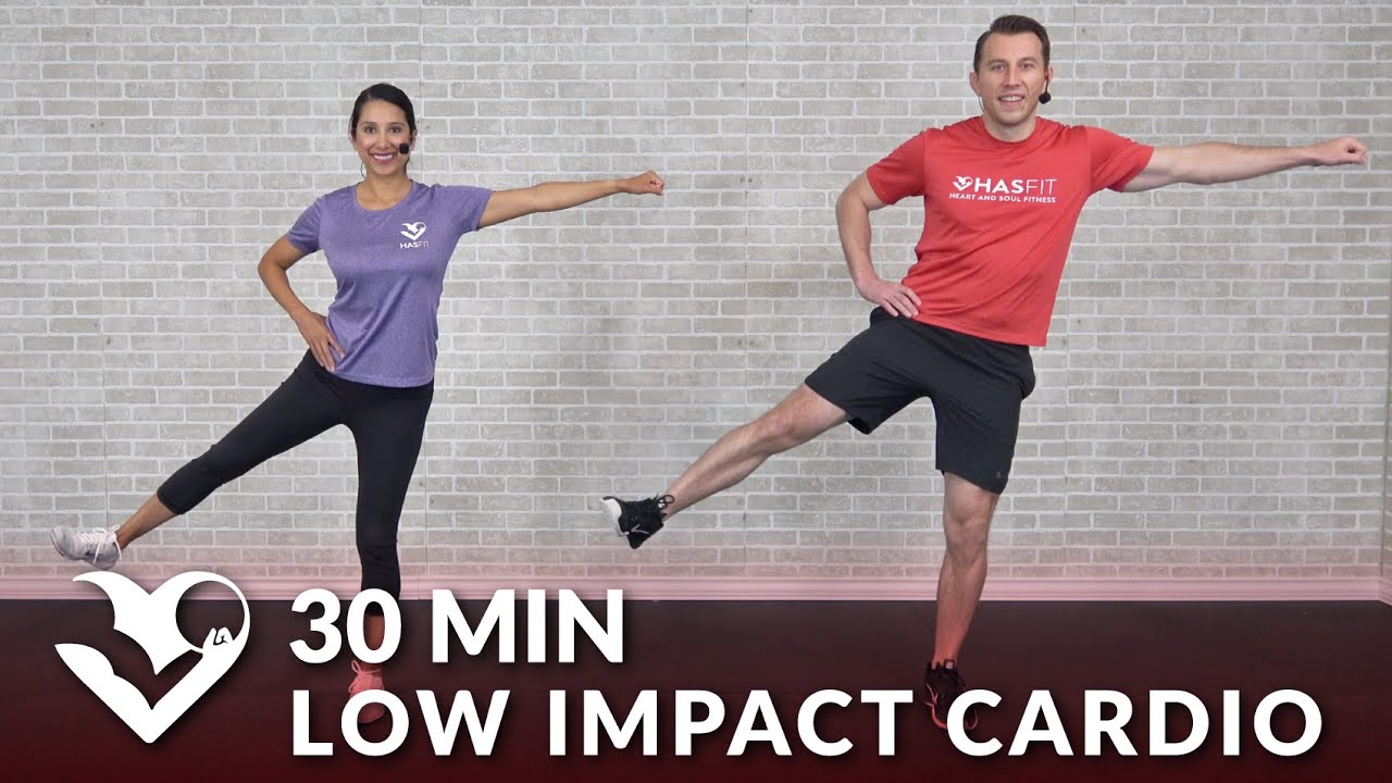 Low Impact Total Body Cardio Workout at Home for Beginners - 30 Minute Standing Cardio No Jumping