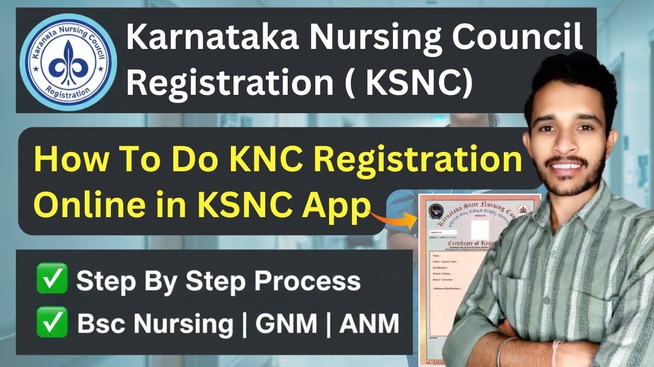 ksnc registration online apply | how to do knc registration online | karnataka state nursing council