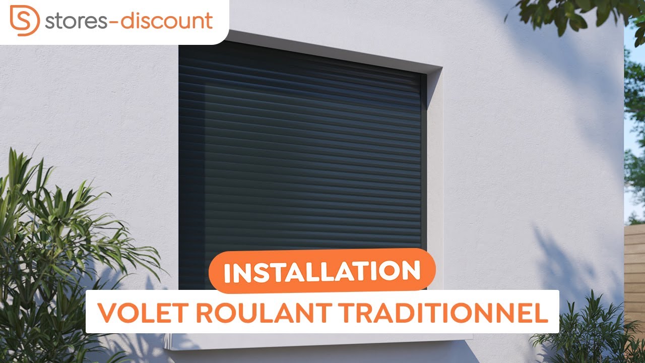 Comment poser un volet roulant traditionnel ?