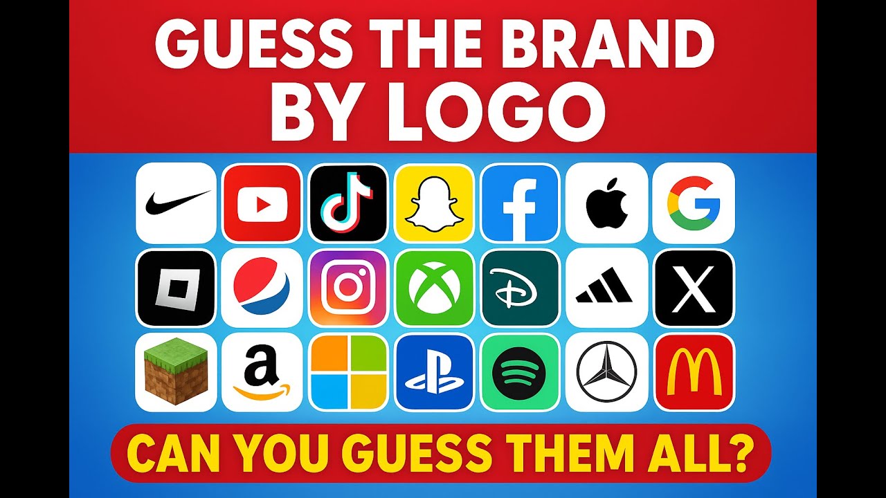 Ultimate Logo Quiz Challenge | Can You Guess Them All? 🔥