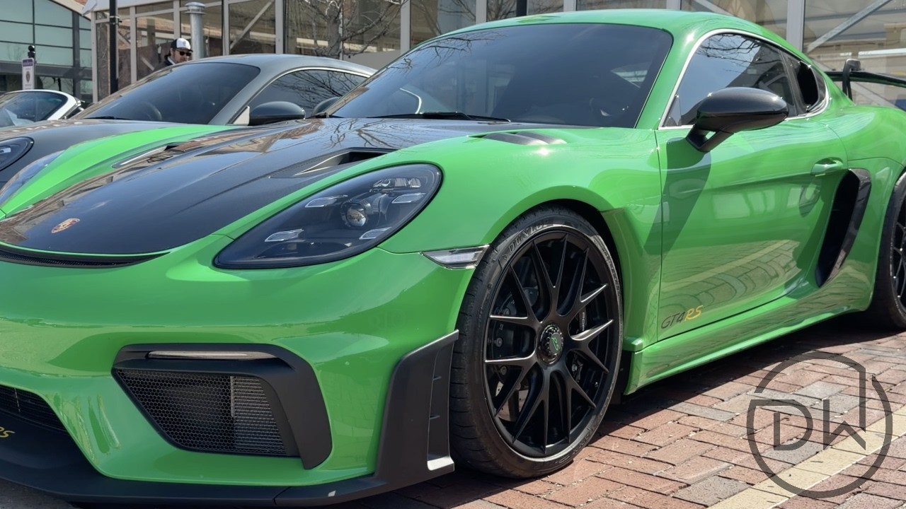 Viper Green Porsche GT4 RS Weissach 718 - Walkaround [4K]