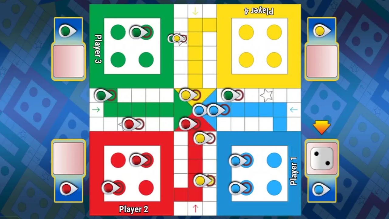 Ludo game in 4 players | Ludo King game in 4 players | Ludo King | Ludo Gameplay