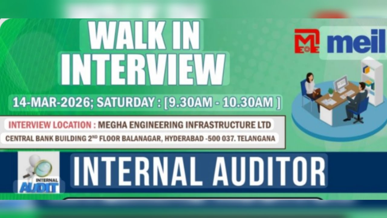 Walk In Interview For Freshers MBA #mba #freshers #hydrabadjob #meil 