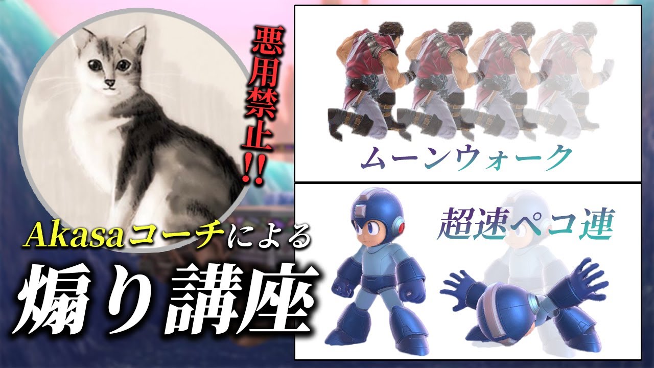 これを観ればVIPのしゃがみ煽りにもうイラつかない！akasa先生のしゃがみ煽り講座【スマブラSP】