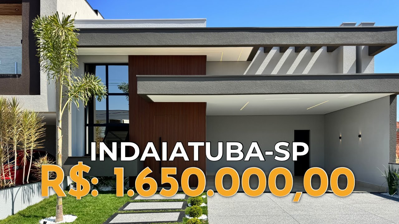 🔑 CASA TÉRREA 3 SUÍTES, ESCRITÓRIO E PISCINA EM INDAIATUBA - SP | FÁBIO CORREA BROKER