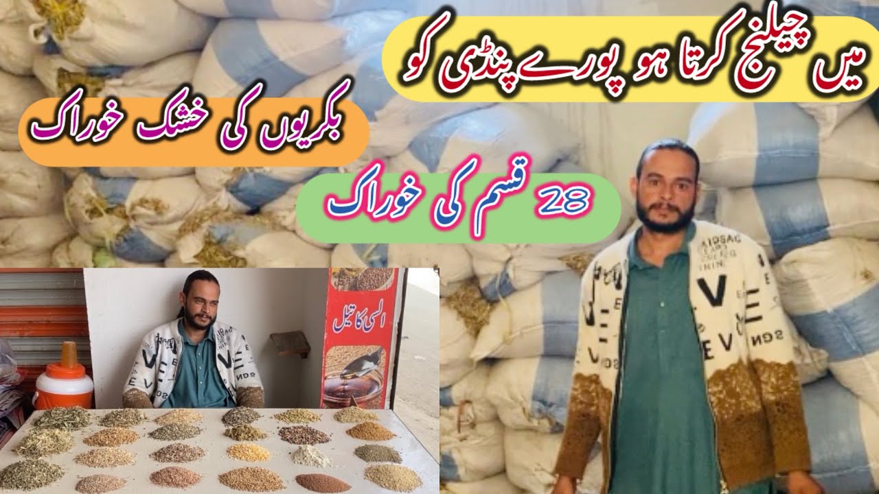 losan ''Mongi''Mongphli'Bakra faet Wanda Dry Food for Goats//Goats feed in pakistan 17 February 2026