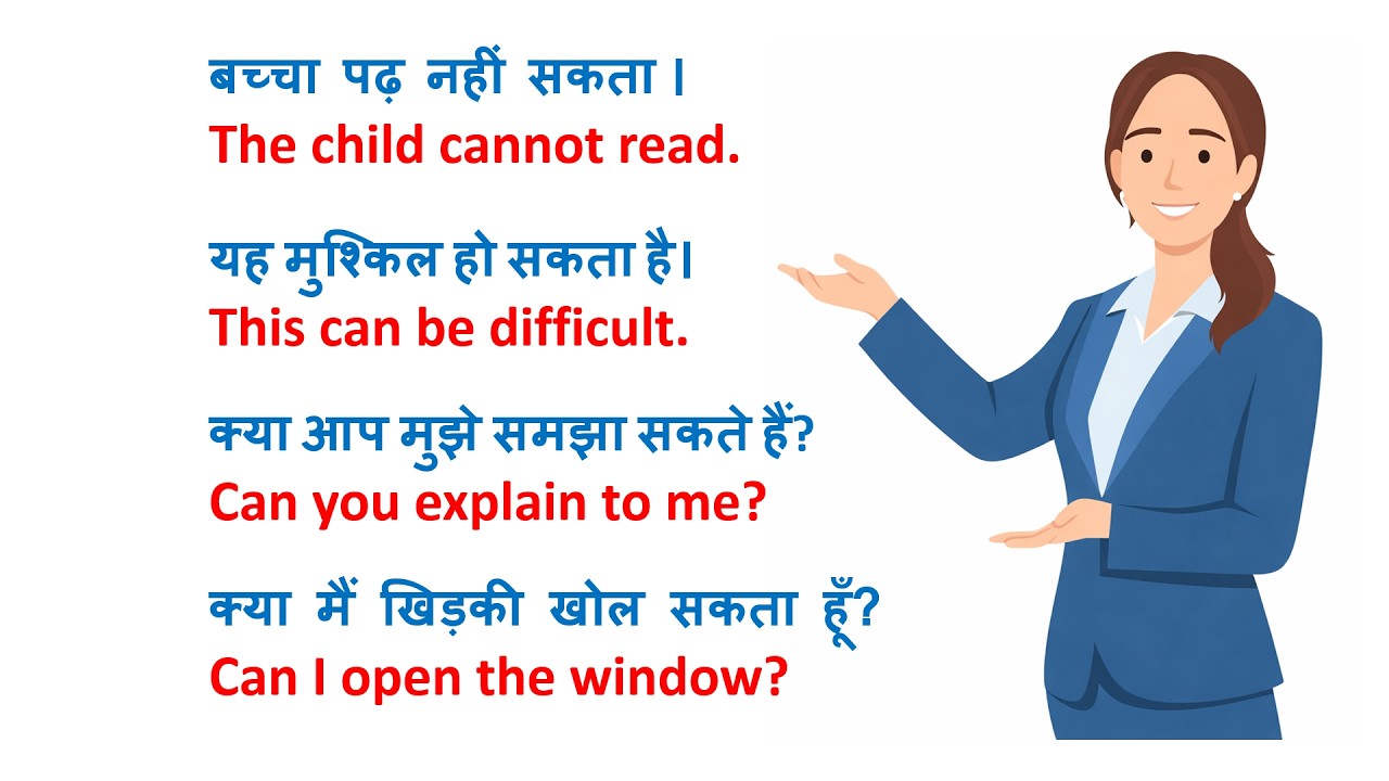 Use of Can in Daily Life English Sentences | Practice English Sentences |Spoken English | #english