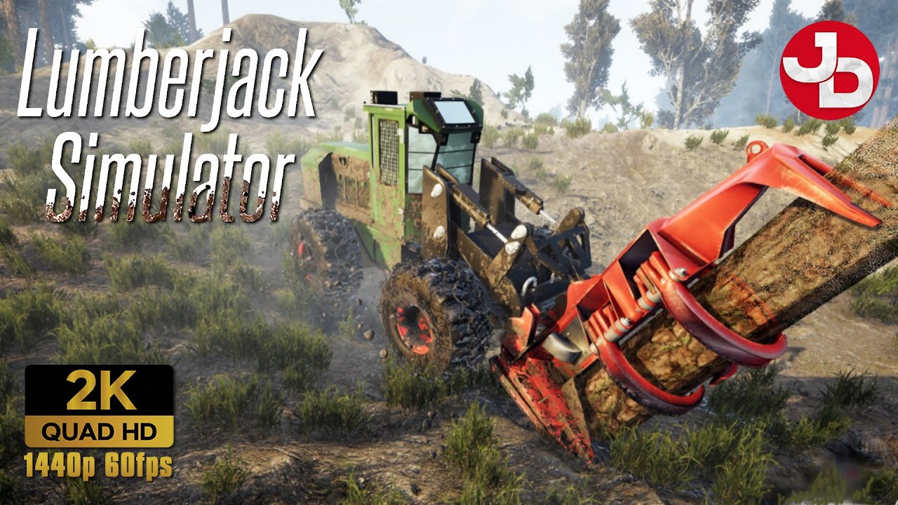 Lumberjack Simulator PC Gameplay 1440p 60fps