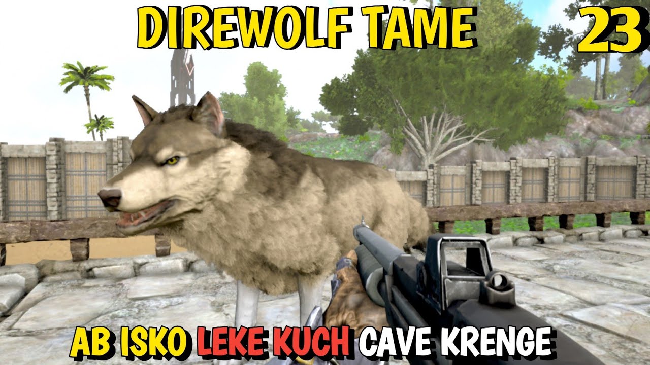 DIREWOLF TAME FINALLY AT LOW LEVEL FULL GUIDE | ARK ULTIMATE MOBILE EDITION | EP #23