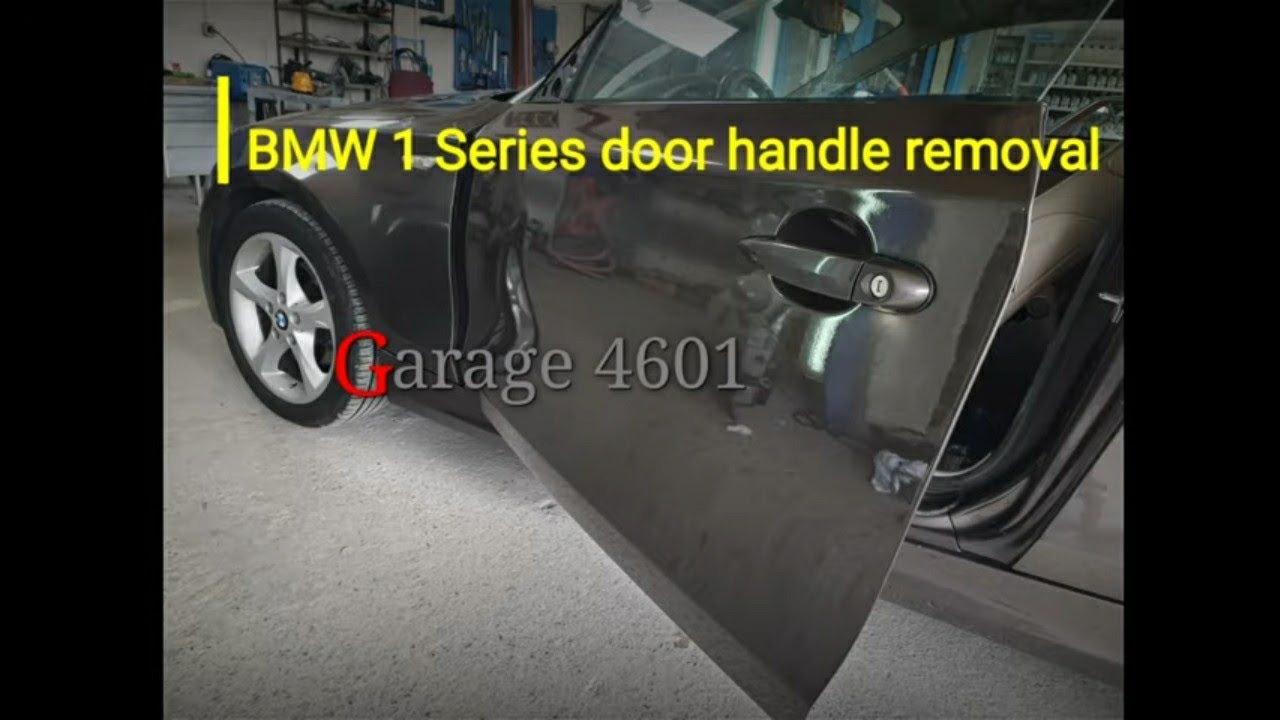 BMW 1 series door handle removal