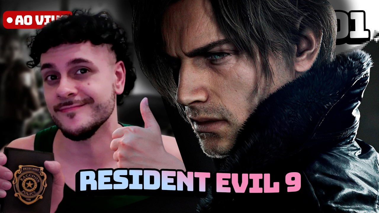 O QUE VAI ACONTECER COM ESSE HOMEM, MEU DEUS? | Resident Evil Requiem (Parte 1) #Live