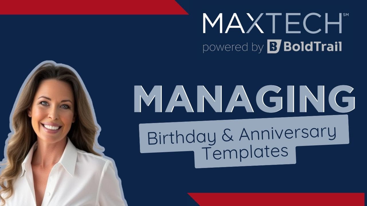 Managing Birthday and Anniversary Templates