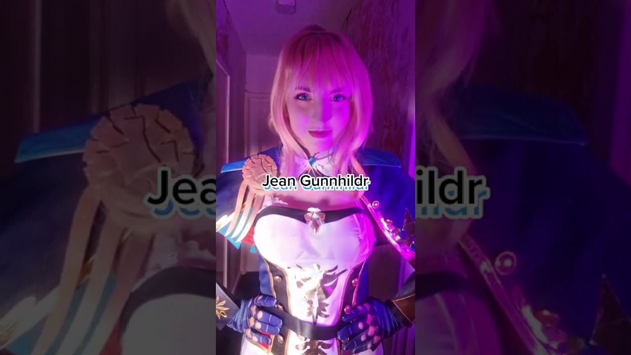 ✨Jean is a goddess✨ Genshin Impact in real life 🌟 Jean Gunnhildr cosplay #shorts