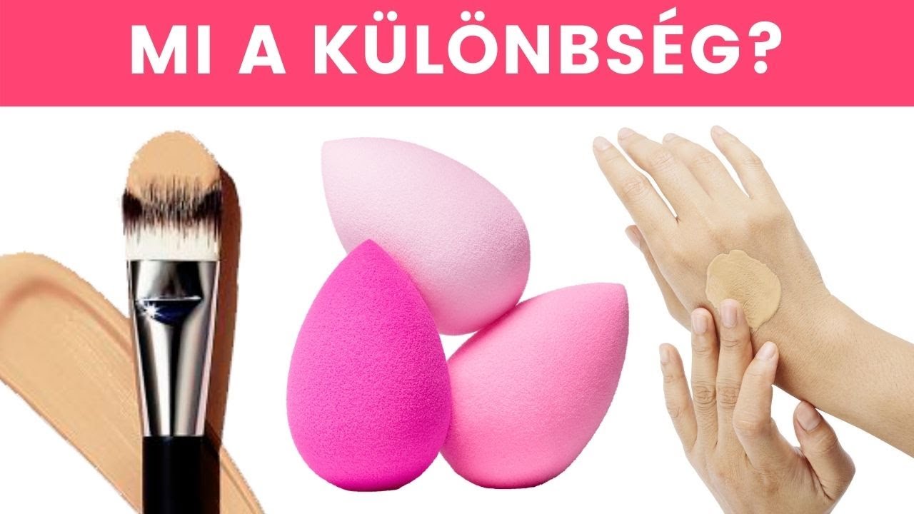 MI A KÜLÖNBSÉG ❓ | ALAPOZÁS ECSETTEL, SZIVACCSAL, VAGY UJJAL? 🤷 | LILULAND
