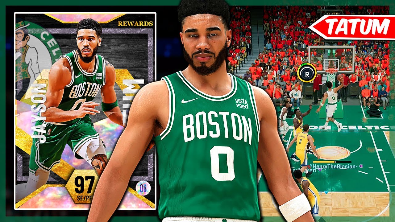 *FREE* GALAXY OPAL JAYSON TATUM GAMEPLAY! MY NEW FAVORITE SMALL FORWARD IN NBA 2k22 MyTEAM