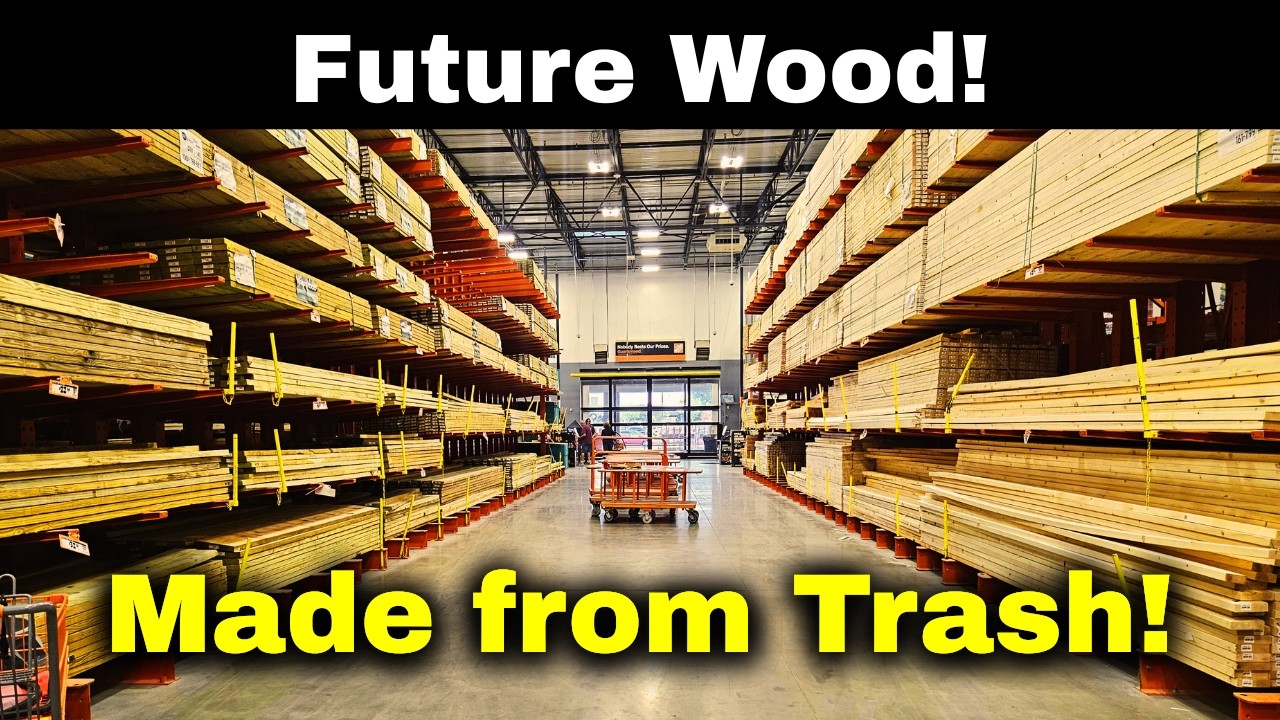 Amazing New Wood Product Made From Trash - How it is Made and How it can Change Everything!