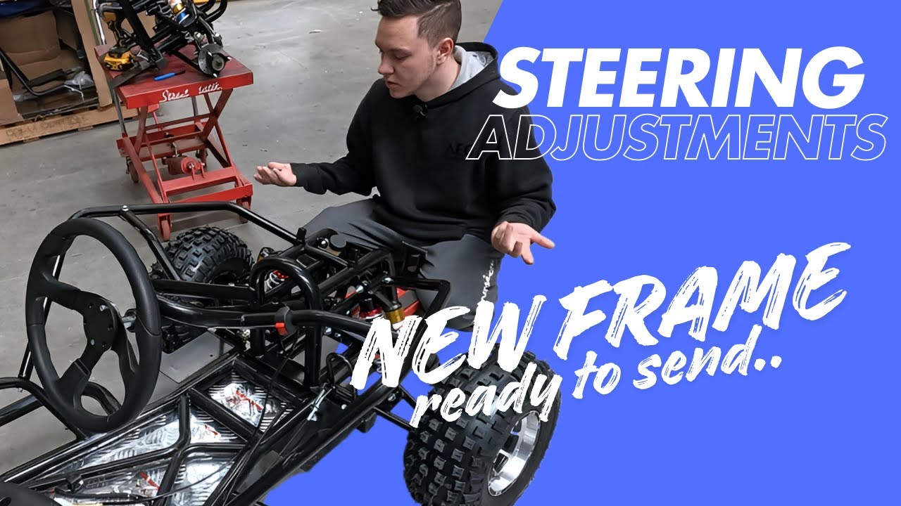 FA-270X Go Kart Buggy | Setting up the NEW Version 2 Front frame