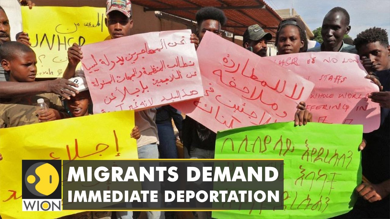Thousands of refugees, migrants in Libya demand immediate deportation | Latest English News | WION