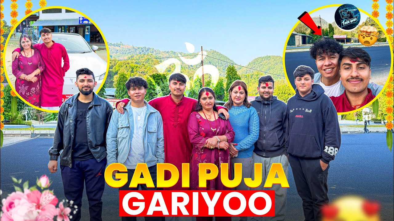 GADI PUJA PANI GARIYOO 😍 || TONDE DAI LAI BIDAII 😊  @TondeGamer 
