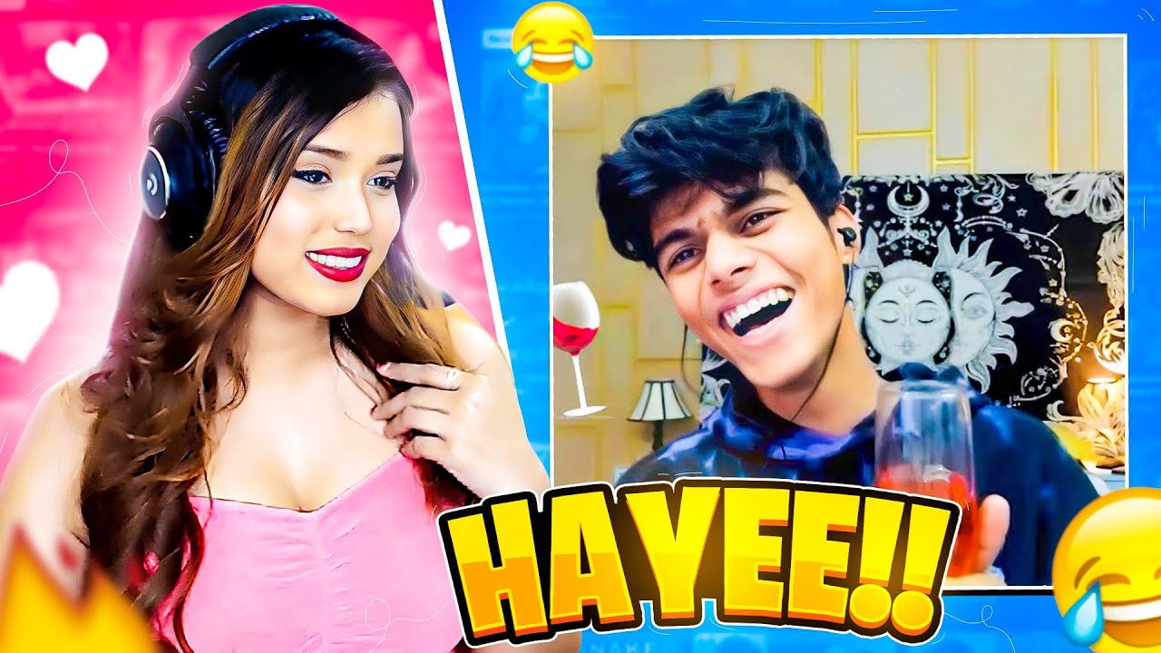 ASH ARENA REACTING ON  @adarshuc  OMEGLE VIDEO 😍 I FOUND INDIAN LOVE ON OMEGLE