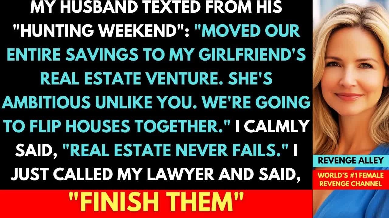 Husband Moved Our Entire Savings To His Girlfriend's Real Estate Venture During Hunting Weekend