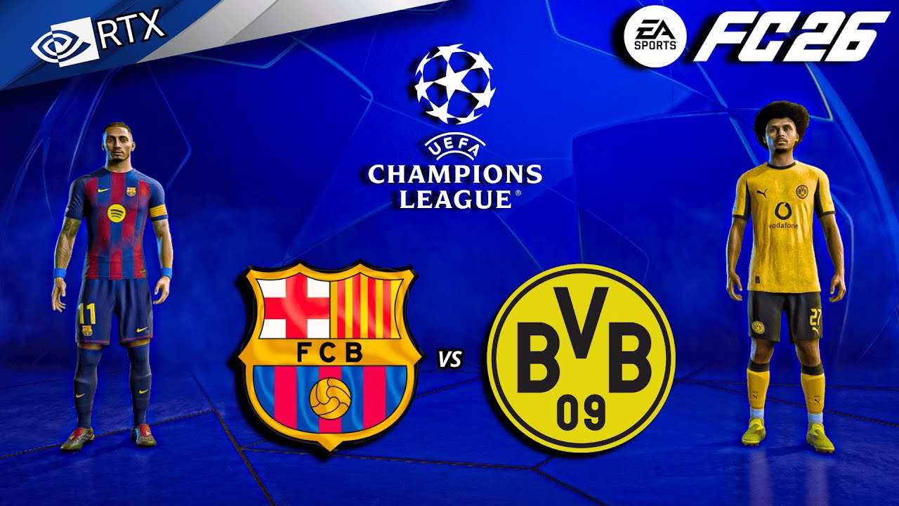 FC 26 - Barcelona vs Borussia Dortmund | Champions League Full Match | PC™ [4K60]