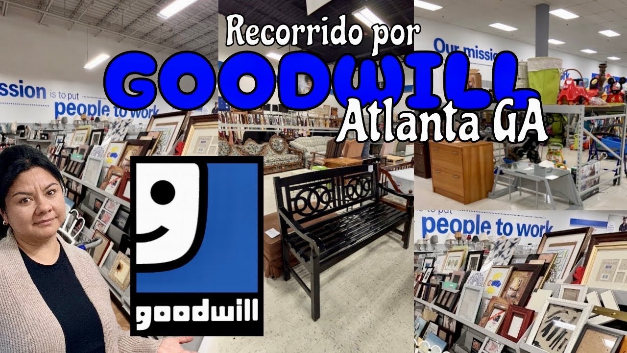 Recorrido Por GOODWILL EN ATLANTA GA👖La Mejor tienda De segunda Mano ✨ Ropa👕Zapatos 👠Decoraciones🖼️