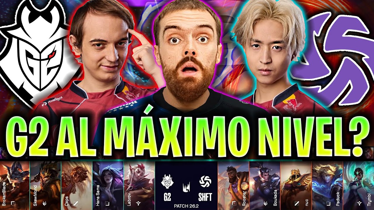 IBAI CASTEA A G2 EN SU MÁXIMO NIVEL? 😱BRUTAL!🔥 - G2 vs SHFT LEC VERSUS 2026 ESPAÑOL IBAI COSTREAM