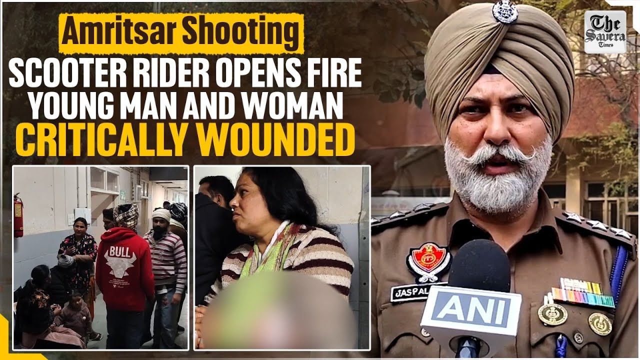 Amritsar Shooting: Scooter Rider Opens Fire, Young Man and Woman Critically Wounded