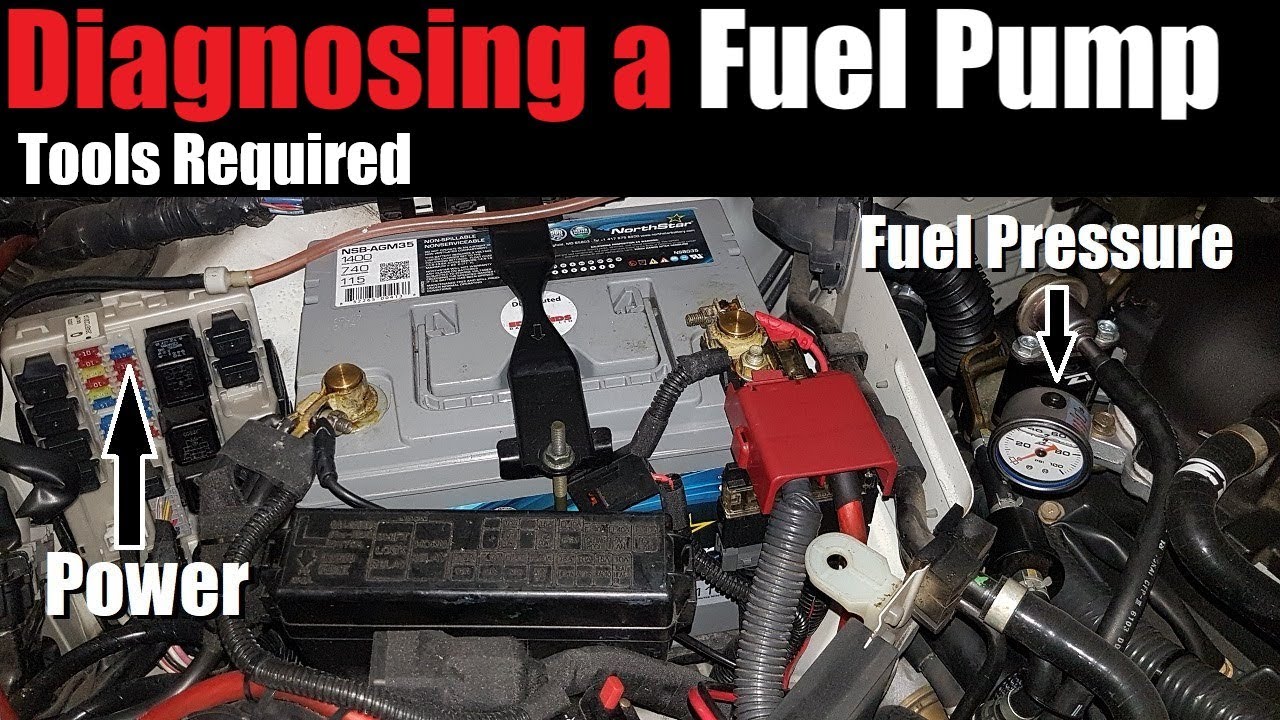 How to Diagnose if a FUEL PUMP is Bad  (Tools Required) | AnthonyJ350