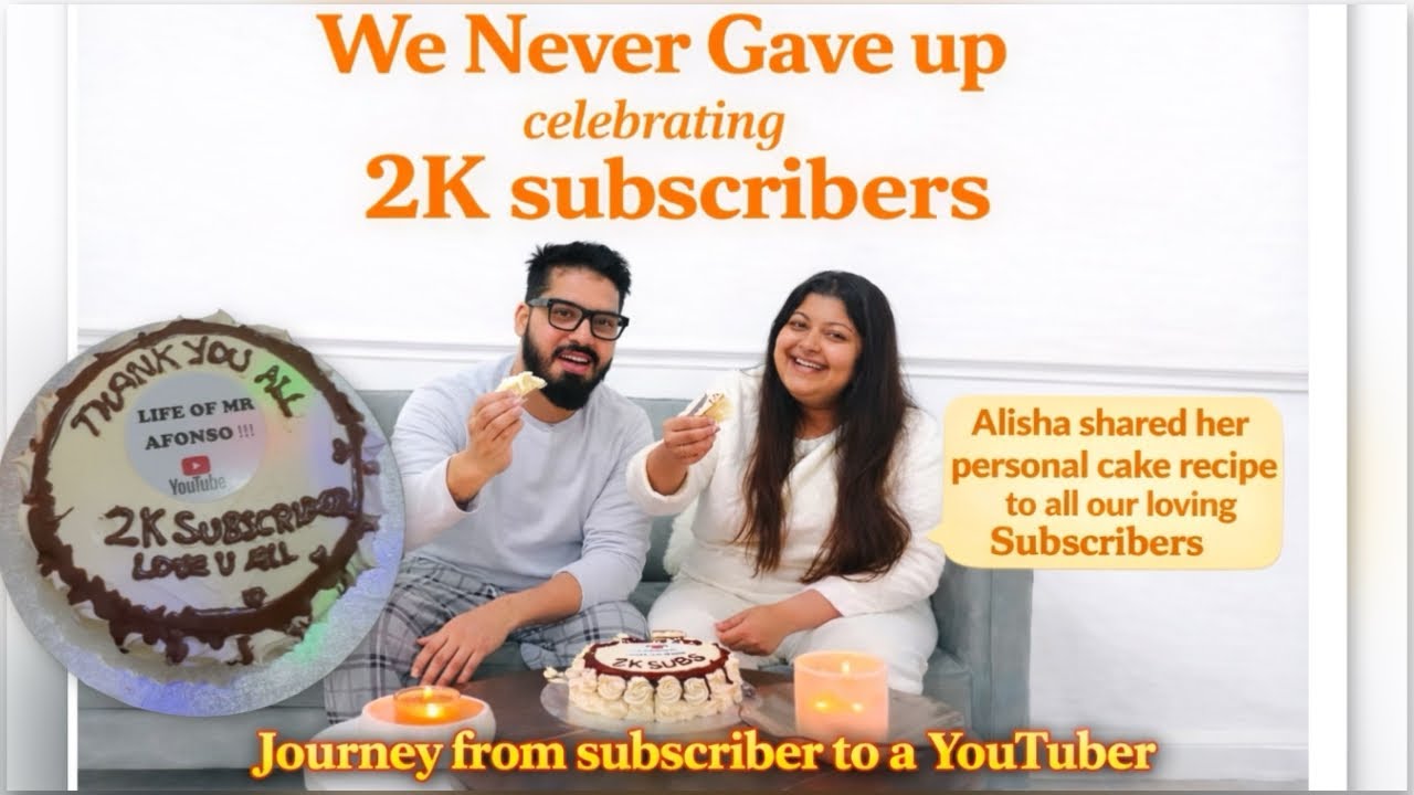 Celebrating 2k Subscribers |Journey from subscriber to YouTuber |thanks to my YouTube family 🫶🏼🥰
