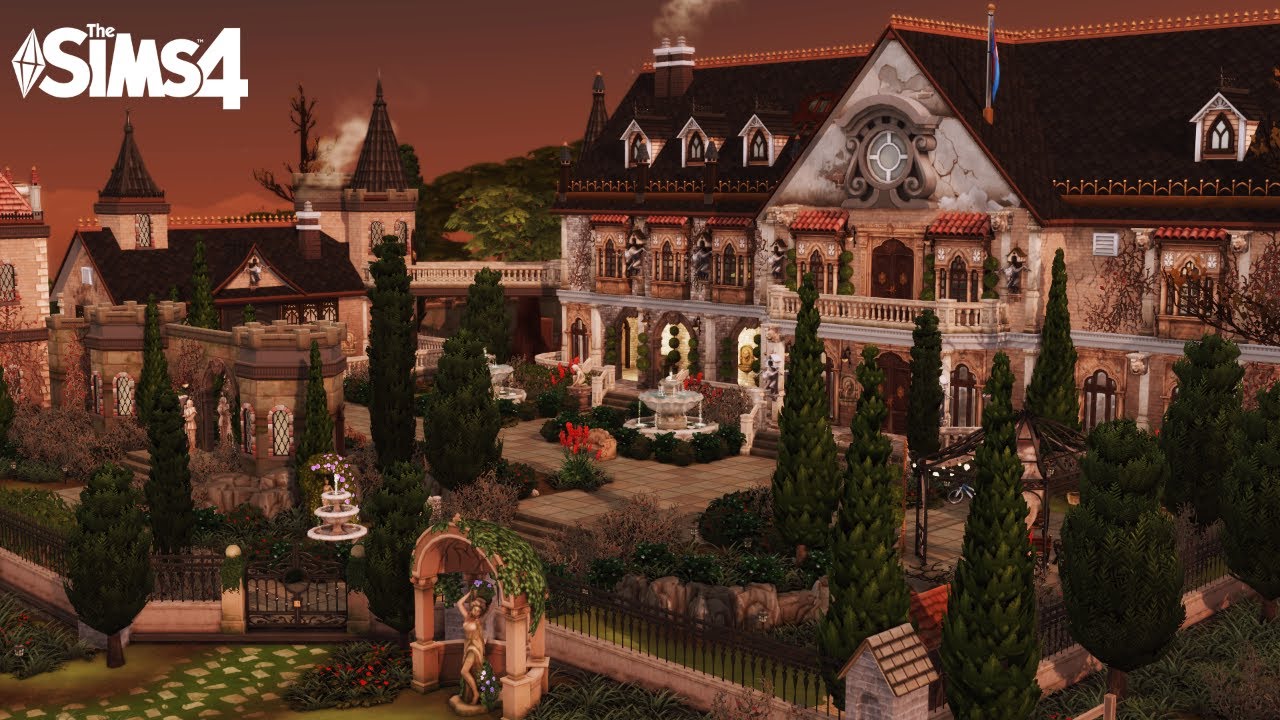 Von Windenburg Estate | Rebuilding Winbenburg | The Sims 4 | Stop Motion (No CC)