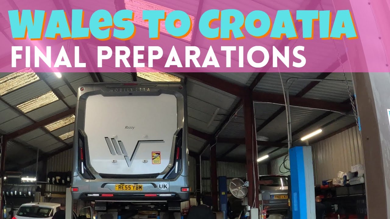 Final Packing and Motorhome checks before our European Adventure to Croatia :)
