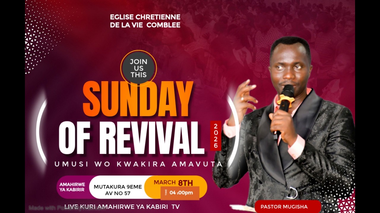 LE08-03-2026  IBADA YA JUMAPILI SIKU YA UPAKO  /GUSIRWA AMAVUTA  / PASTOR MUGISHA THARCISSE