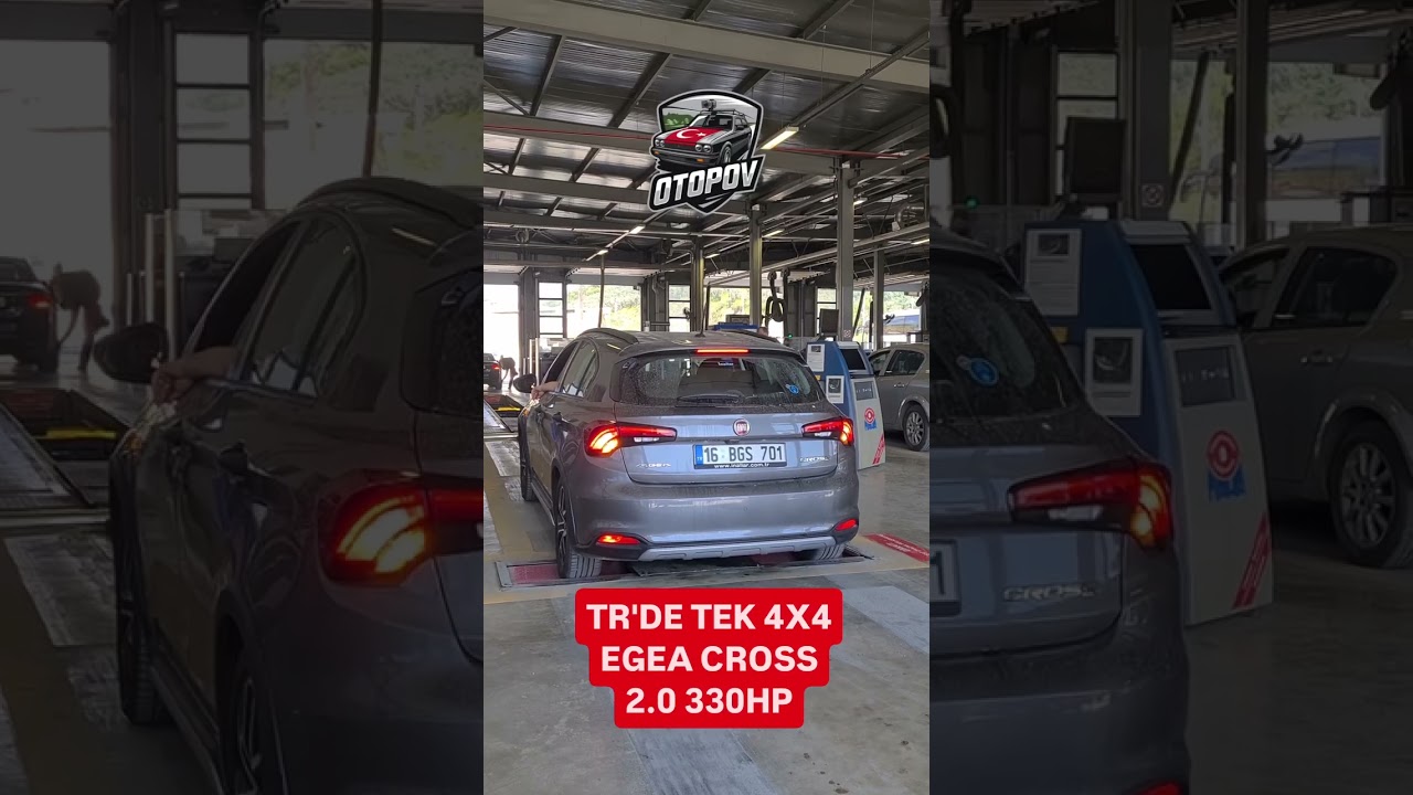 TR'DE TEK 4X4 EGEA CROSS 🚘📹 #fiategea