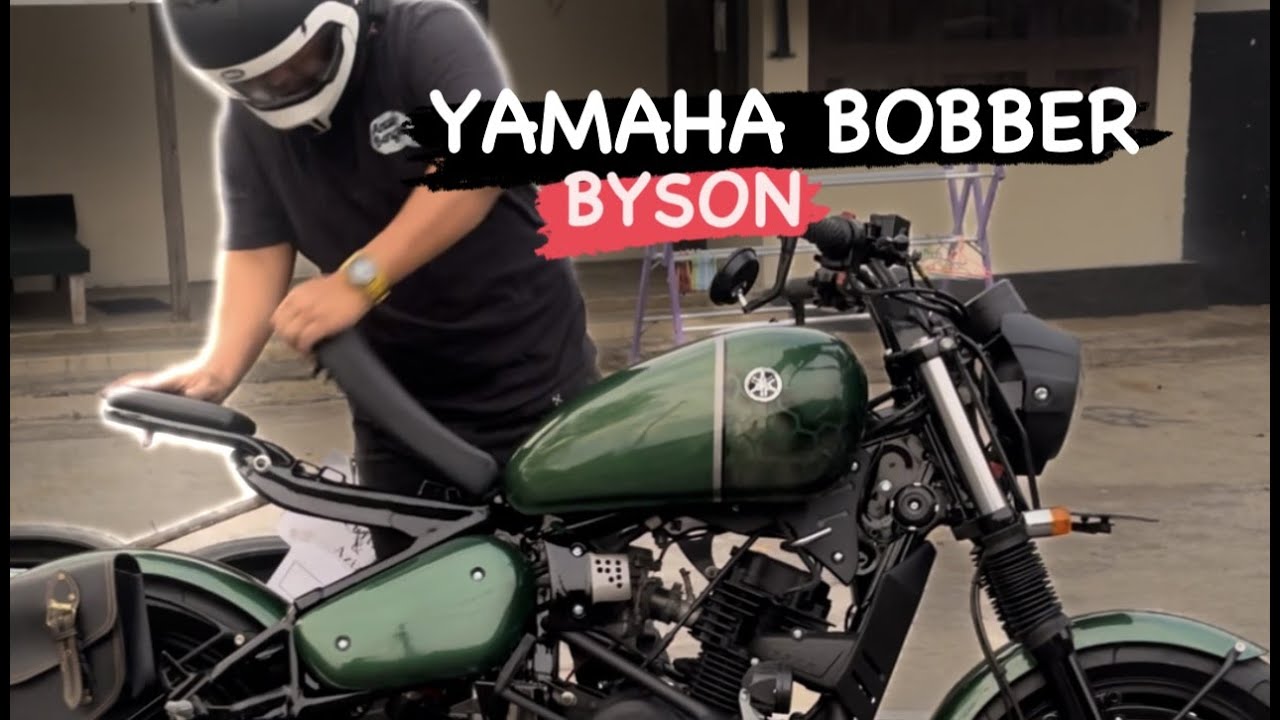 YAMAHA BYSON KONSEP TRIUMPH BOBBER CUSTOM MODIFIKASI @icuscustom3134