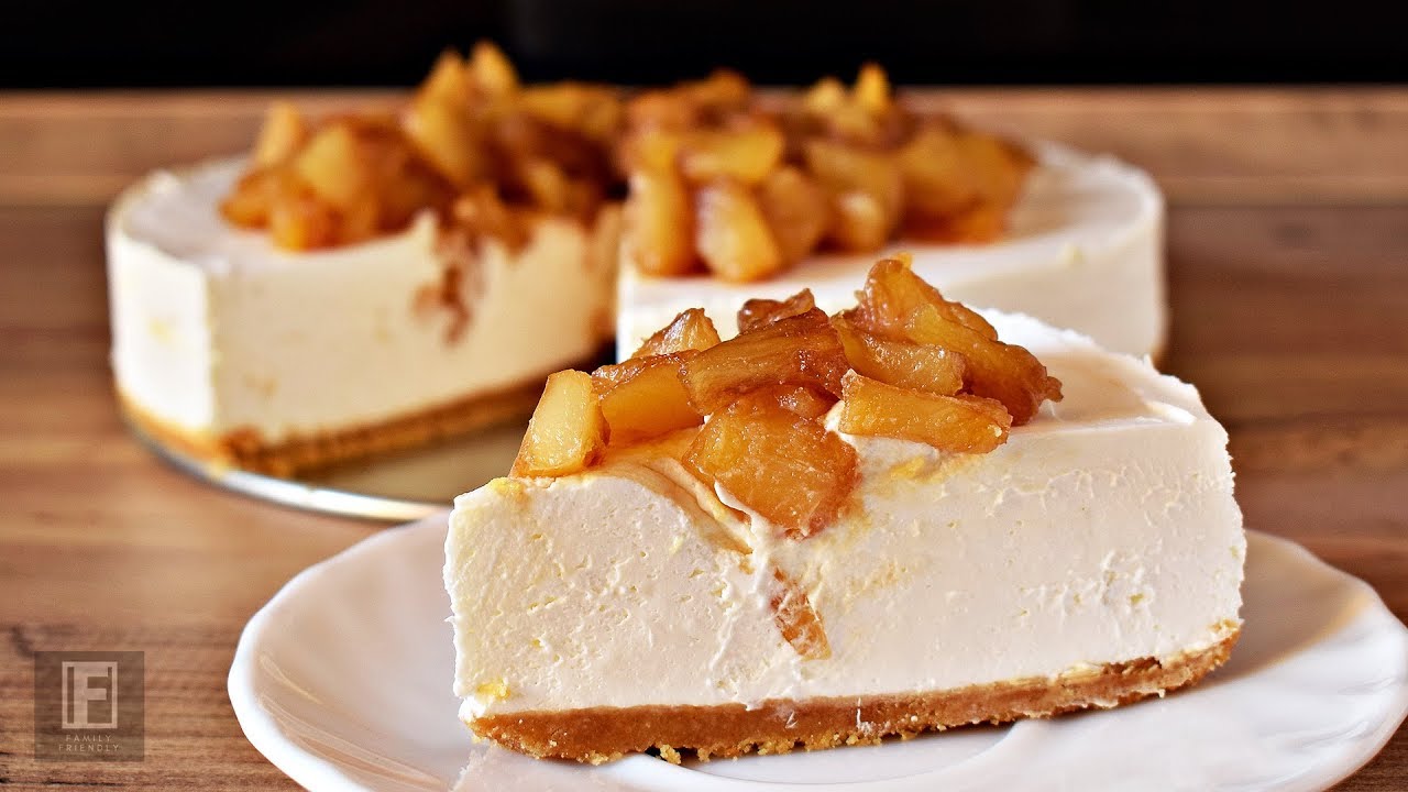 No-Bake Pina Colada Mousse Cake Recipe | Pineapple Coconut Cake