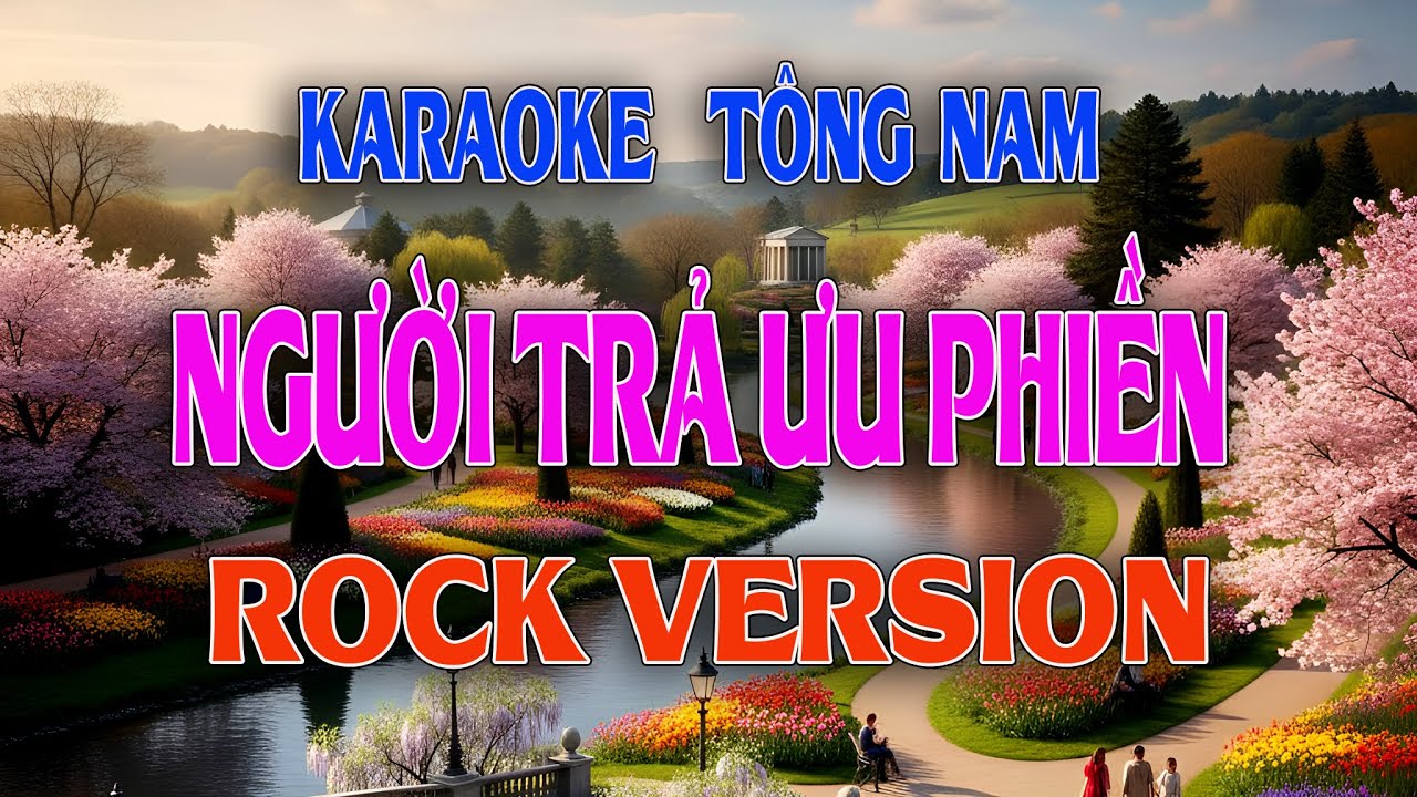 KARAOKE Người Trả Ưu Phiền 🔥 Rock Version 🔥 Đêm trắng sao buồn