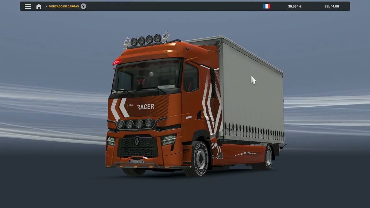 ETS 2 Idu Faraó viagem desde Bayonne (F) para Naantali (FL)