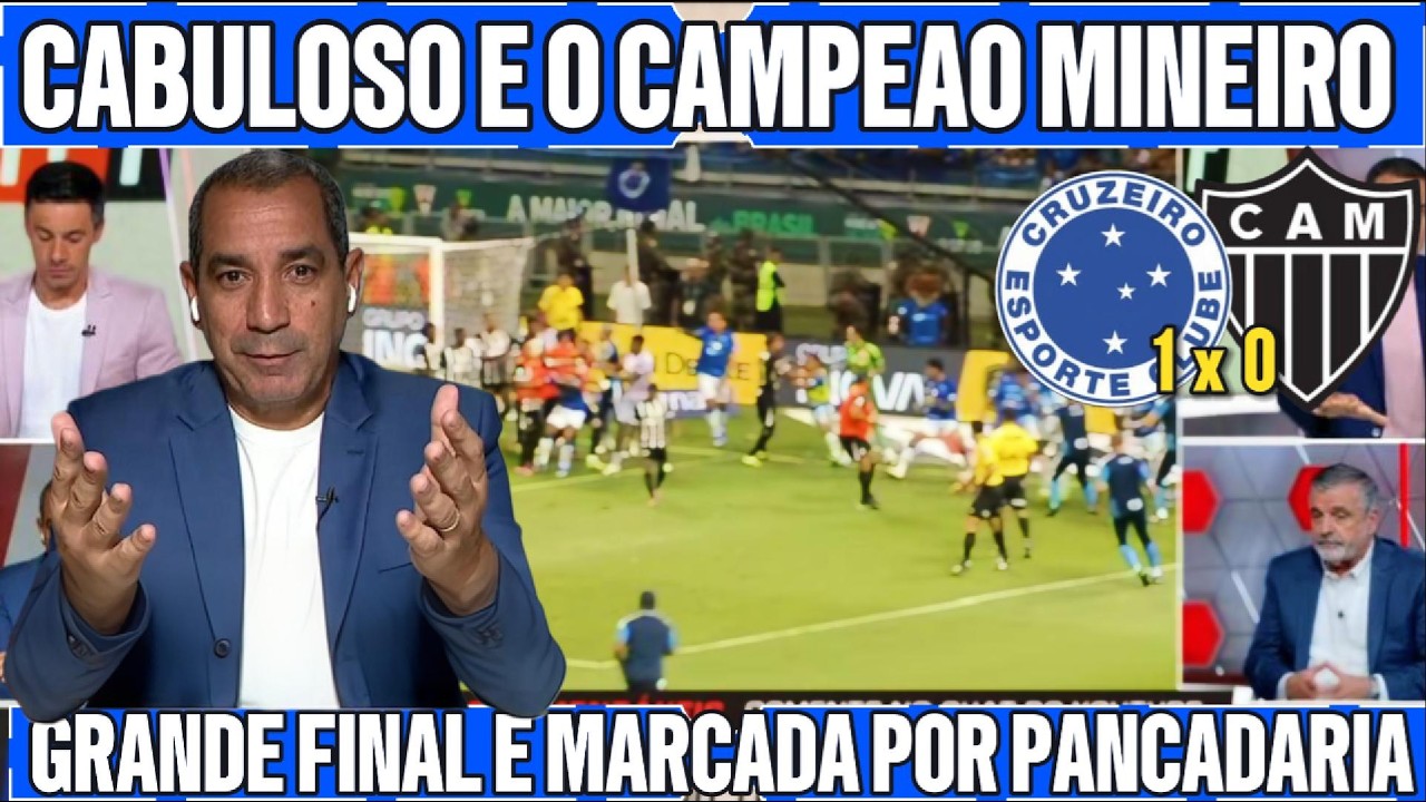 🔥 CRUZEIRO CAMPEÃO! FINAL TEVE BRIGA GENERALIZADA E MUITA POLÊMICA