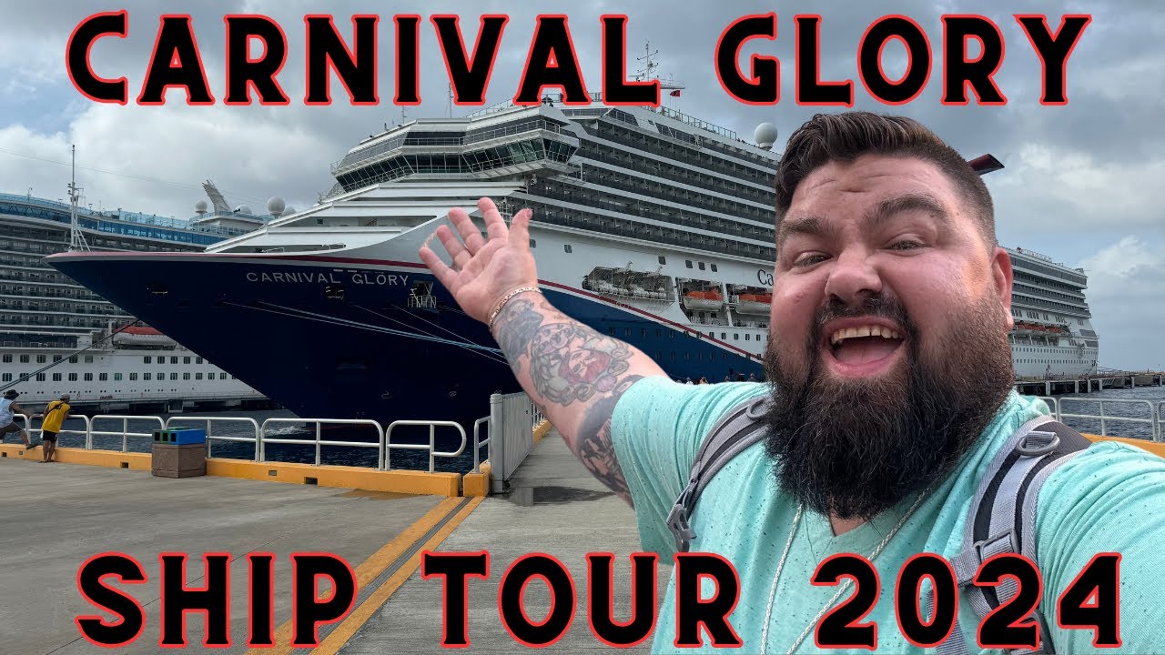 Epic 2024 Carnival Glory Ship Tour!